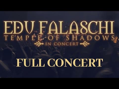 Edu Falaschi — Temple of Shadows in Concert